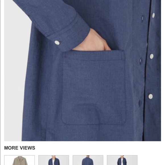 MUJI Organic Cotton Chester Coat - Picture 5 of 8